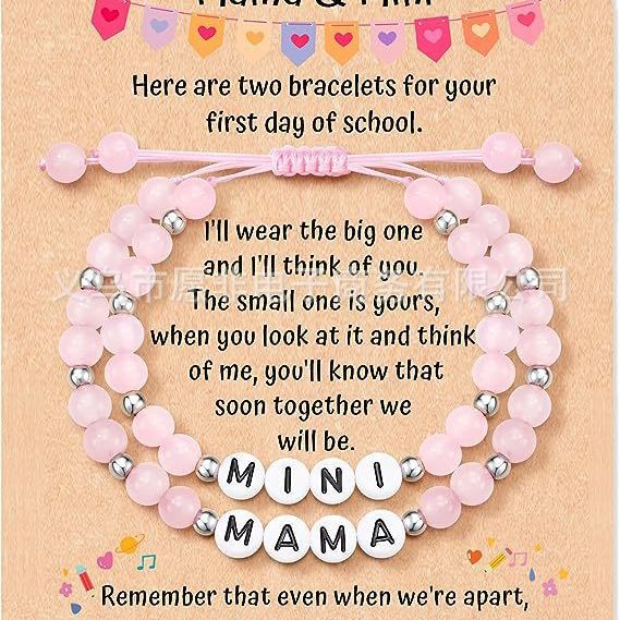 Cross-Border School season back-to-school bracelet mom mini bracelet school first day kindergarten girl preschool gift