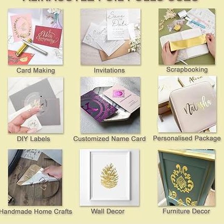 金属转移箔纸片装饰箔热箔卷剪贴簿纸工艺品 可DIY你喜欢的图案