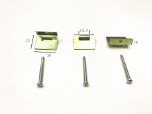 仪表壳体安装支架嵌入式文本显示外壳固定架柜装卡扣电子元件铁钩