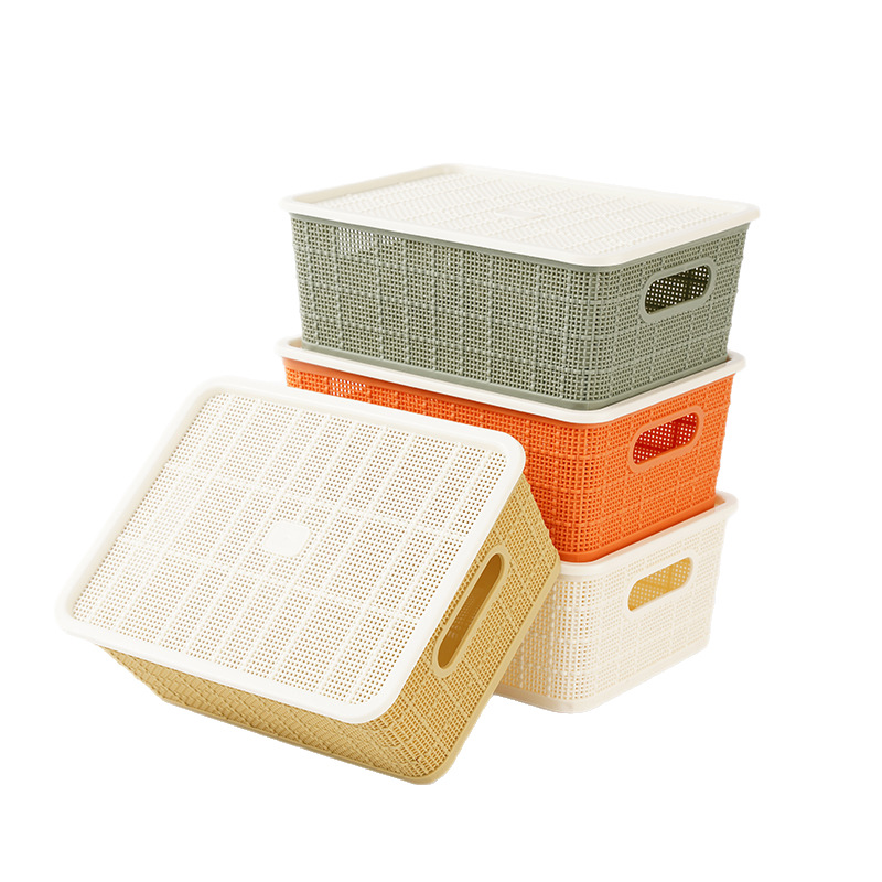 Categoría 4: Cestas de almacenamiento, contenedores de almacenamiento, cestas de drenaje para sala de estar y cocina, cestas para frutas, cajas de almacenamiento misceláneas para escritorio, cestas de almacenamiento. image 5