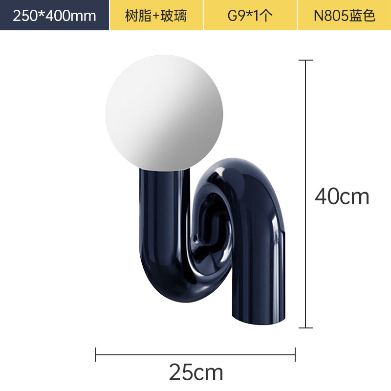 代件後、現代のシンプルなアイデア樹脂電気スタンド児童室デザイナーのモデルハウス装飾ガラス電気スタンド|undefined