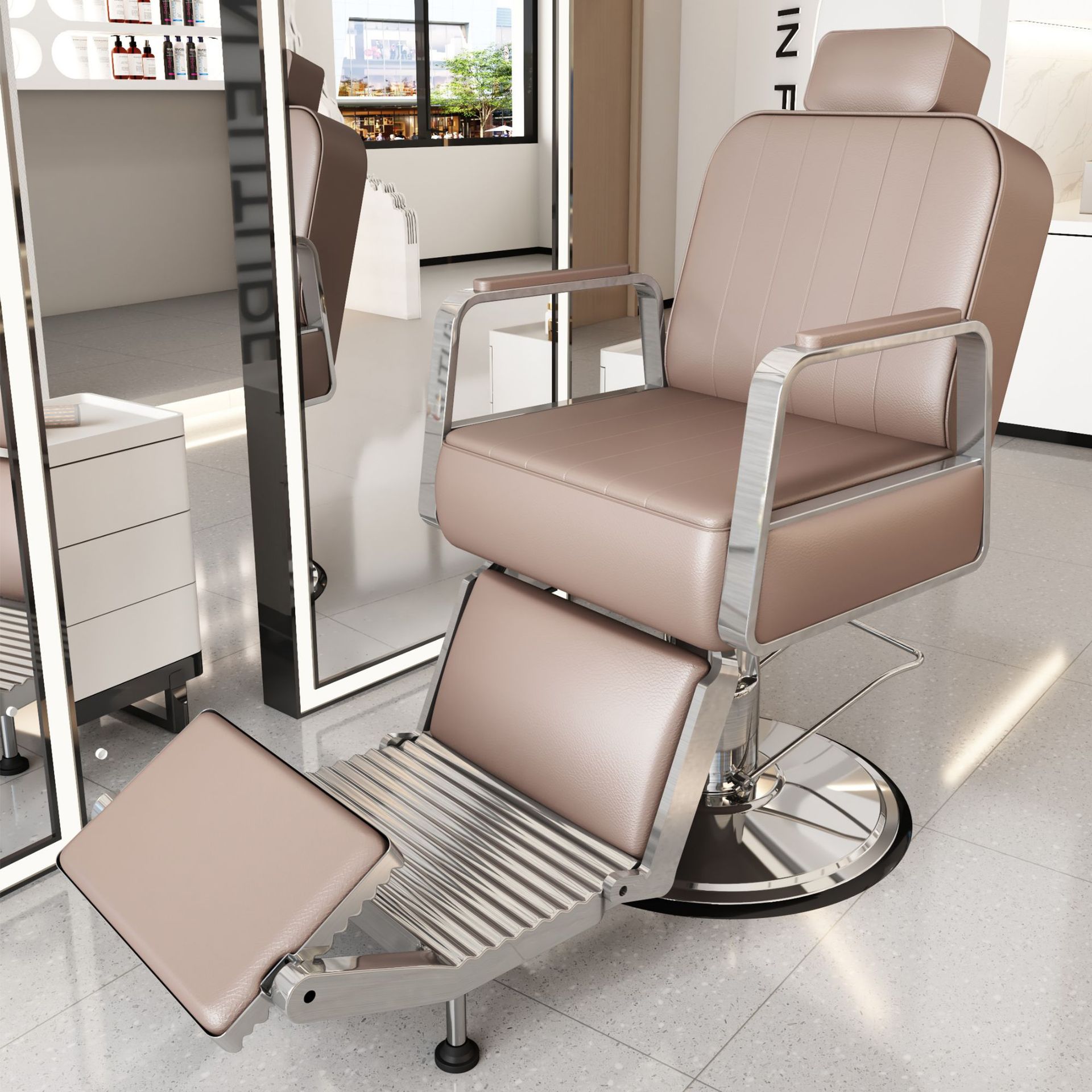 Silla de barbería de hombre retro silla de barbería silla de afeitado especial para caer silla de afeitado silla de pecado image 14