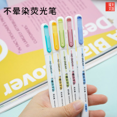 Point Stone DS-834 Non-fading Ink Fluorescent Pen, Ideal for Students and School Use, Retro Color Set, Note-taking Pen for Handbooks