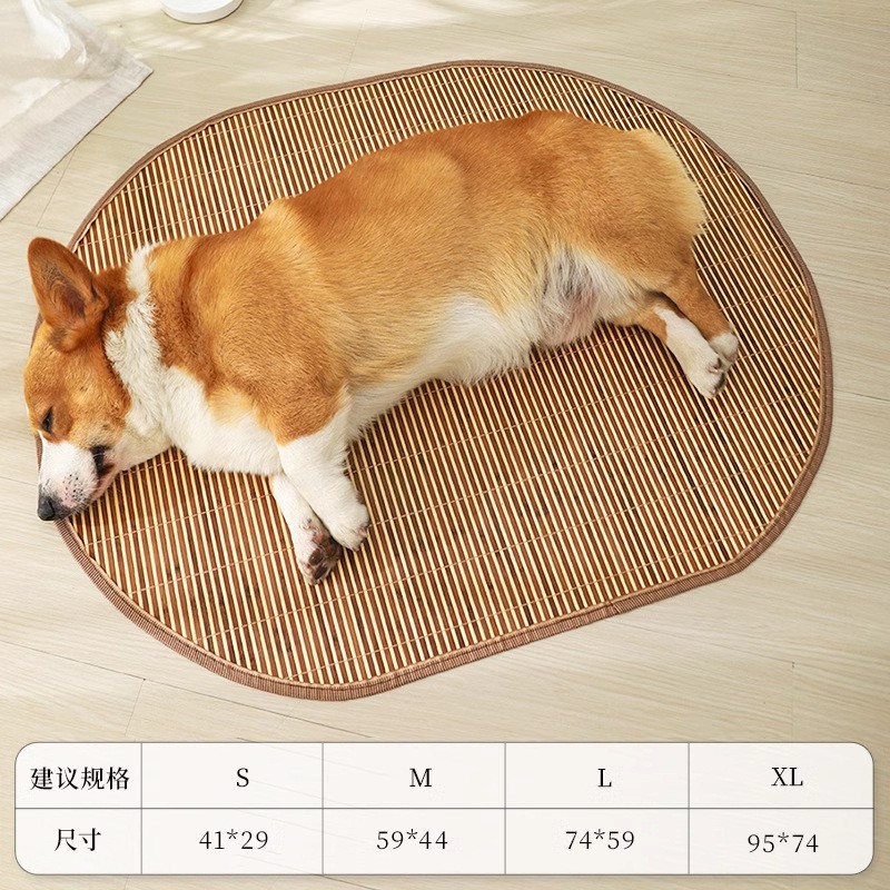 Cama para perros Huayuan Hoopet para perros grandes, colchoneta refrescante de verano, colchoneta para dormir, colchoneta para caseta de perros, adecuada para todas las estaciones.