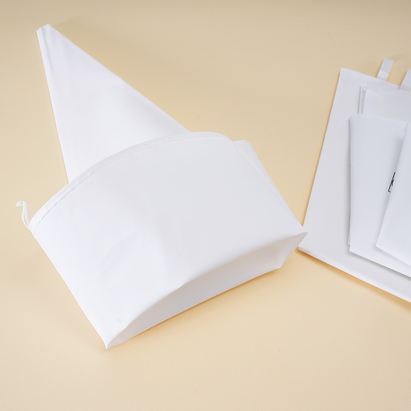 Bolsa de tela de algodón gruesa de flores grandes, medianas y pequeñas varios tipos de bolsas de flores reutilizables, pastel de crema, herramienta de horneado de flores