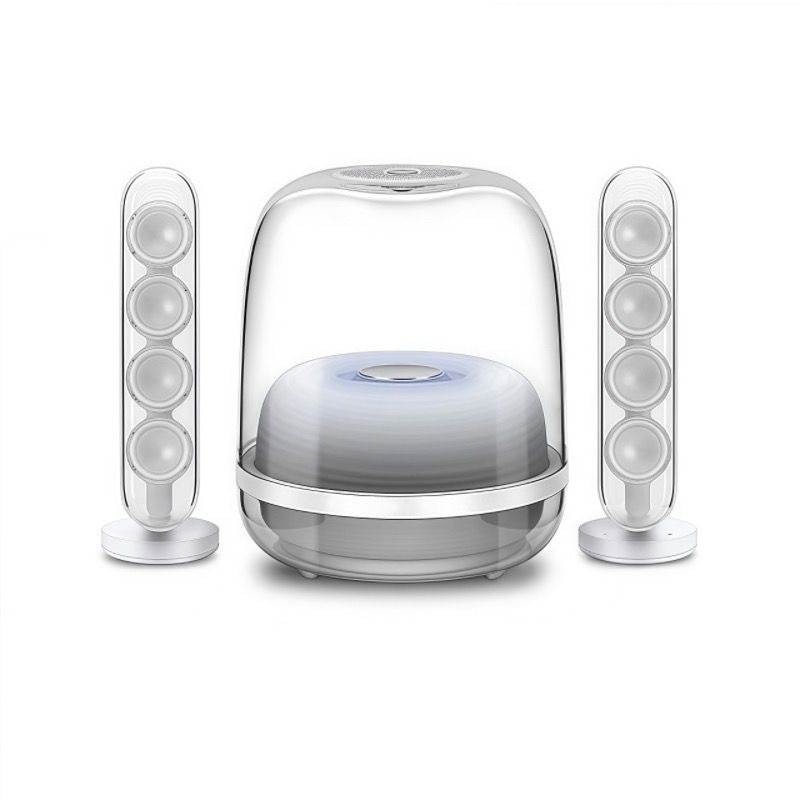 2.1高品質Bluetoothスピーカー 琉璃4 ワイヤレスホームデスクトップオーディオ 音声インテリジェントデジタルスマートボイス|undefined
