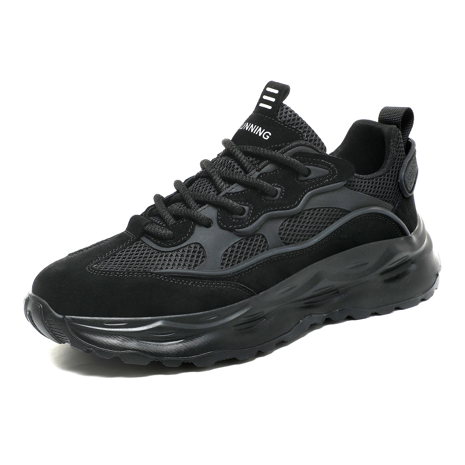 Zapatos de hombre de moda 2024 nuevos zapatos de malla transpirables de verano aumentan la altura de los zapatos deportivos casuales de hombre zapatos de suela gruesa