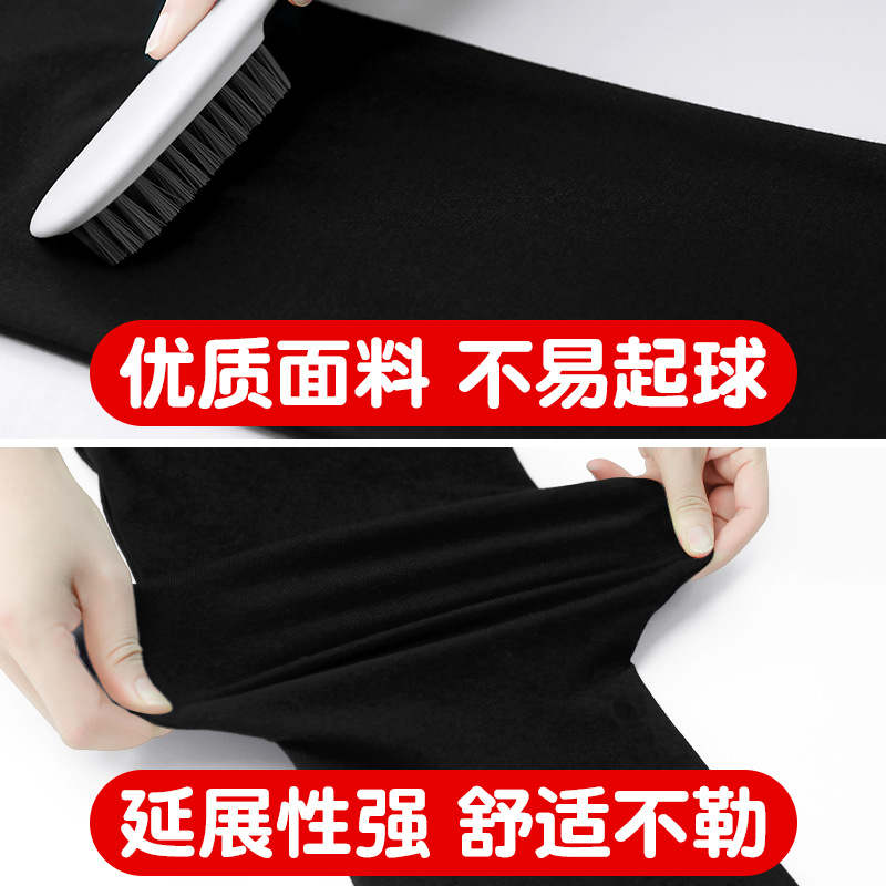 Pantalones para niñas, verano nuevo estilo, estilo occidental, pantalones negros casuales para niños, pantalones microacampanados modales para niños medianos y grandes image 6