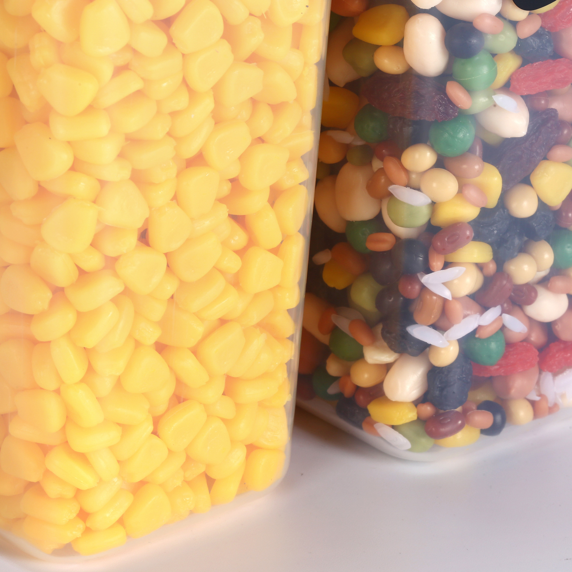 piece Sealed Set Kitchen Crisper Food Grade PP Box Grains Transparent Plastic Storage Jar_voghion.com