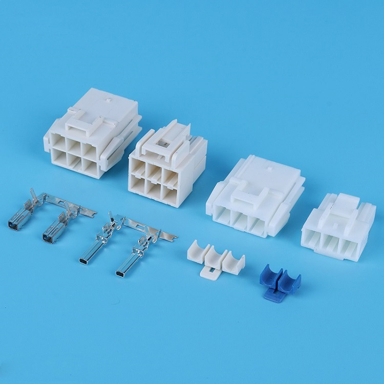 62002(VL) 接插件塑壳端子连接器单排双排阻燃接插件公母对接插头