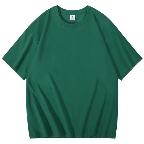 Men's Short Sleeve T-Shirt 180g Thin Plain Crew Neck T-Shirt White Man T-Shirt