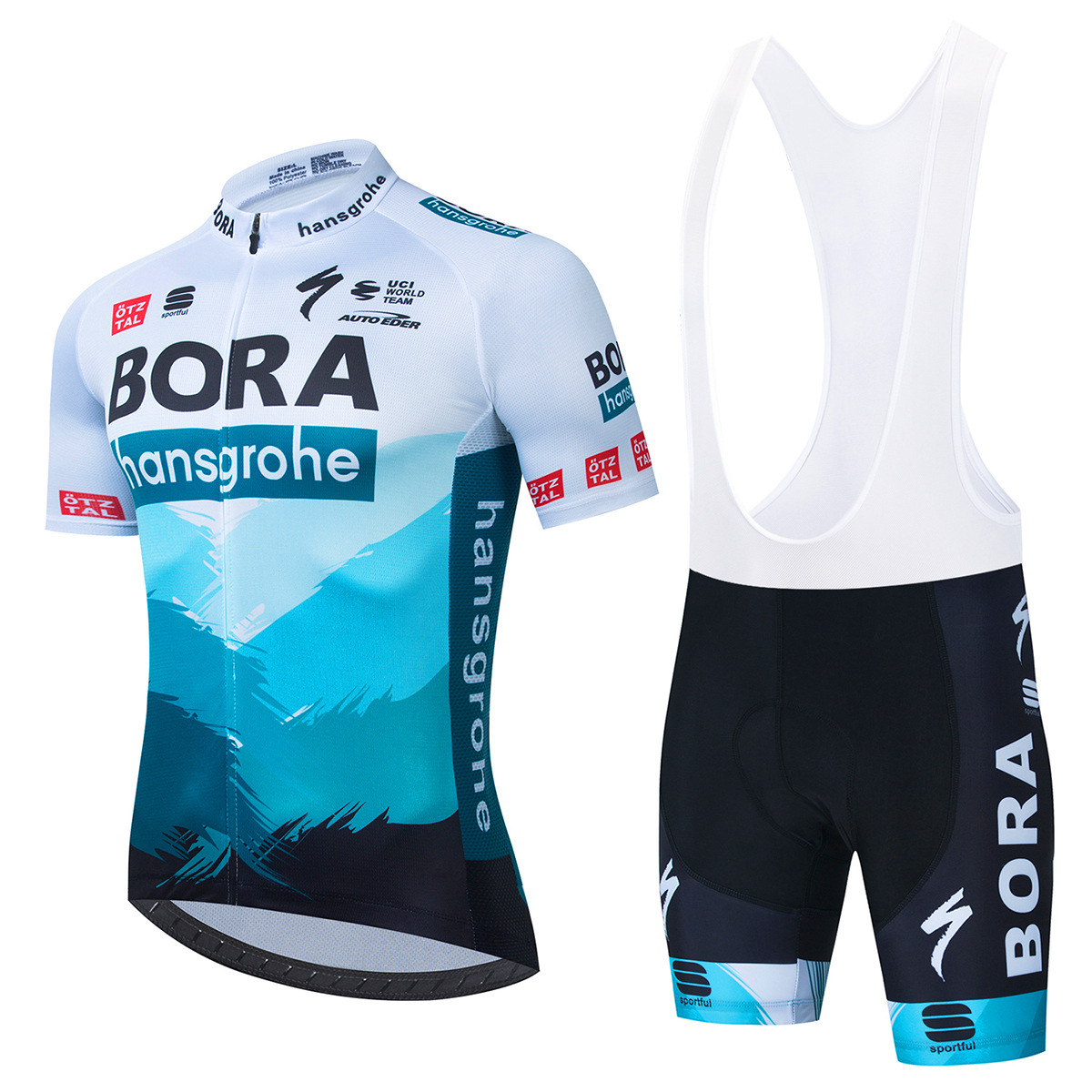 2021 nueva versión del equipo ropa de ciclismo manga corta traje los hombres y las mujeres bicicleta montaña ropa al por mayor disponible
