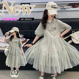 Ůͯ���polo������ȹ2024���b�¿�I�B��ȹŮ���ļ��r�м��Wȹ