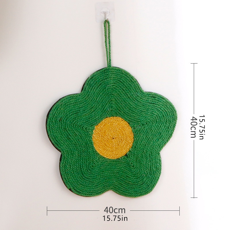 Sisal gato tablero del rasguño anti-caspa pared resistente al desgaste super grande multi-funcional ronda gatito cuerda de cáñamo garra amoladora gato juguete