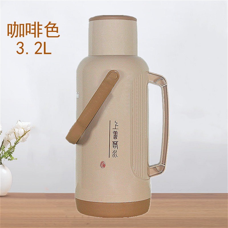 魔法瓶家庭用大容量魔法瓶魔法瓶革学生寮普通大型茶瓶プラスチックシェル|undefined