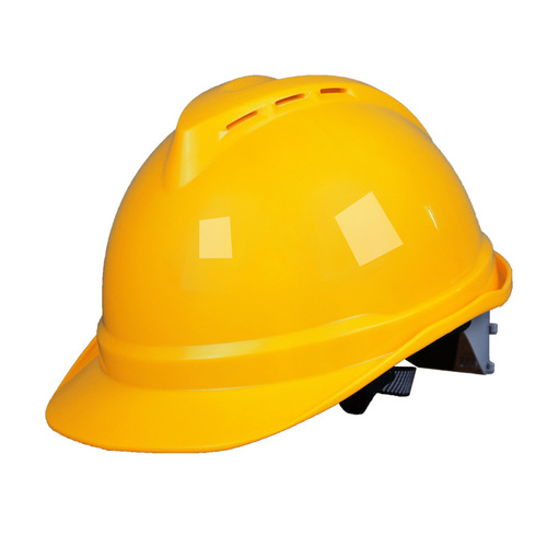Safety helmet construction site V-type ABS breathable safety helmet power electrician construction blue safety helmet manufacturer
