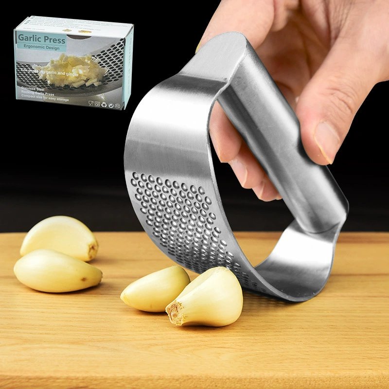 Пресс для чеснока, ручная кольцевая машина для очистки чеснока, пресс для чеснока, пресс для чеснока, набор для измельчения чеснока из нержавеющей стали, чесночная паста