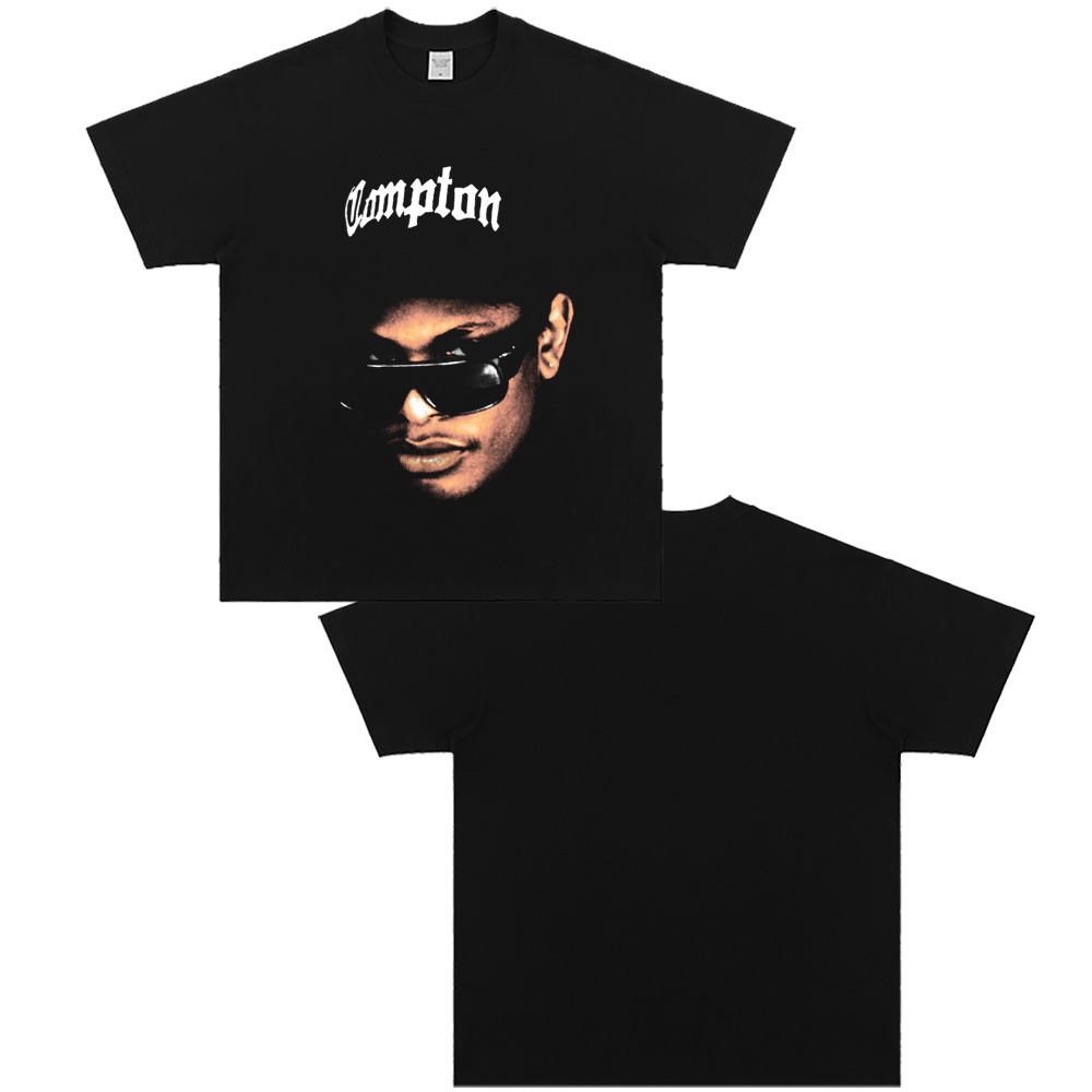 West Coast Rap N.W.A. Digital Direct Jet Washing Made Old American Retro Little Neck Camiseta image 25