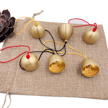 纯铜铃铛风铃挂饰金属圣诞小铃铛铜铃店铺小门铃包包钥匙扣挂件