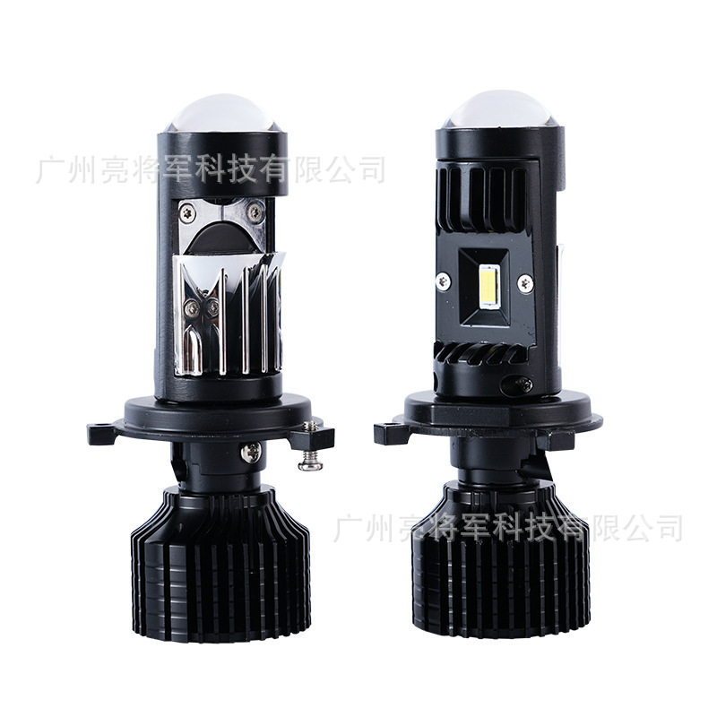 Y10LED lente de la lámpara del coche doble luz ojo de pez lámpara de la motocicleta LED faro H4H7 mini integrado ultra alta potencia