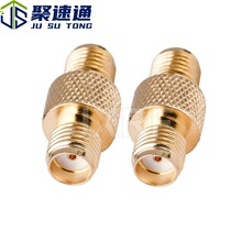 射频同轴连接器SMA-KK SMA母转母双通SMA对讲机天线转接头对接头
