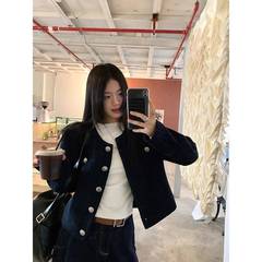 小香风外套女秋季2025新款法式名媛气质高级感设计感复古短款上衣
