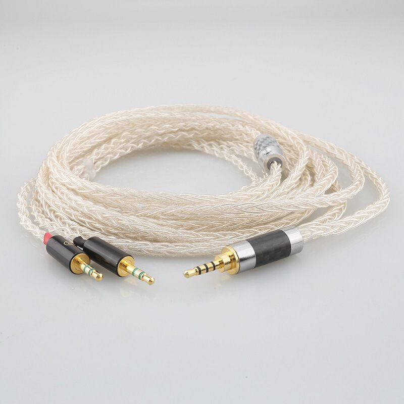 Sterling Silver Headphone Upgrade Cable Hifiman He400I He1000 He6 V1 V2 He500 560 Edx