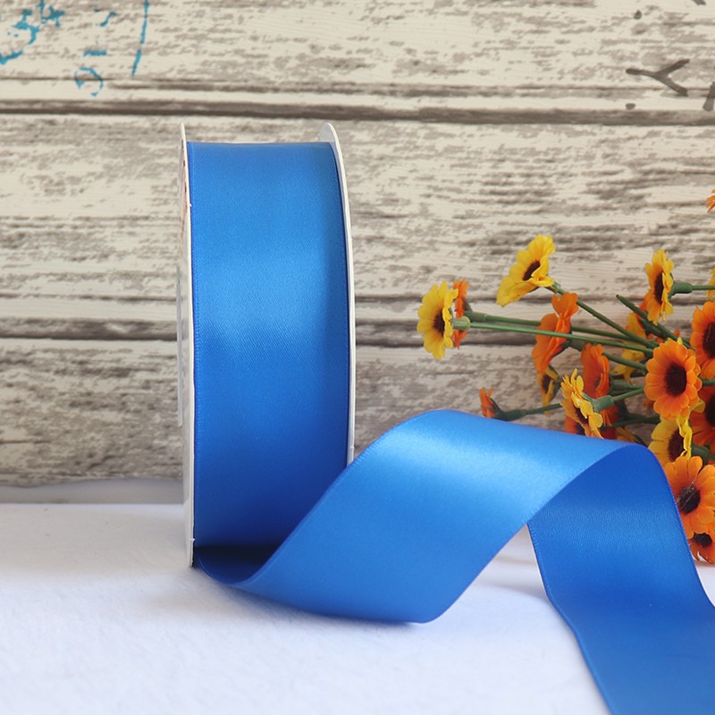 Cinta de satén de doble cara de 4 cm para manualidades, cinta de poliéster, cinta para flores, cinta de seda, cinta para decoración de pasteles, cinta para cajas de regalo, accesorios para el cabello, lazos para regalo image 33