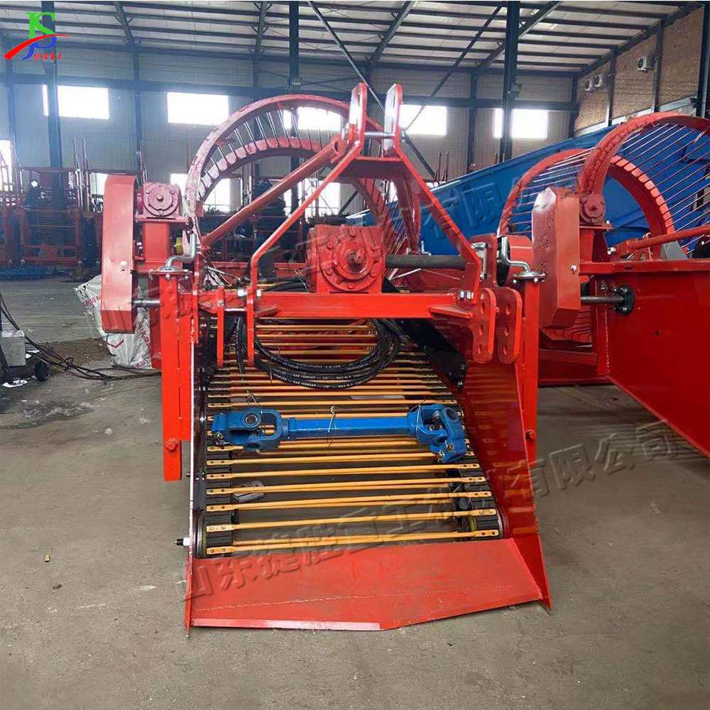 Máquina de recuperación de película residual de superficie tractor tipo limpiador de película de pavimentación de suspensión máquina de recolección de película hidráulica automática de tierras agrícolas