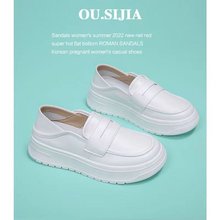 护士鞋女白色舒适软底防滑平底单鞋简约厚底医护小白鞋软底工作鞋