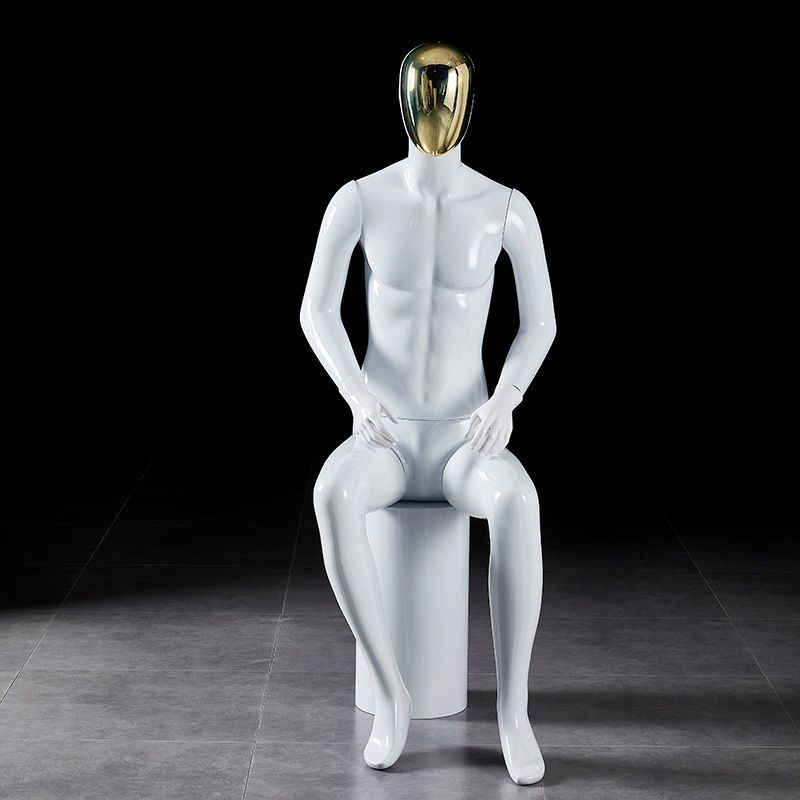 Modelo masculino accesorios cuerpo humano maniquí de plástico plataforma tienda de ropa masculina ventana de ropa tiro estante de exhibición de ropa