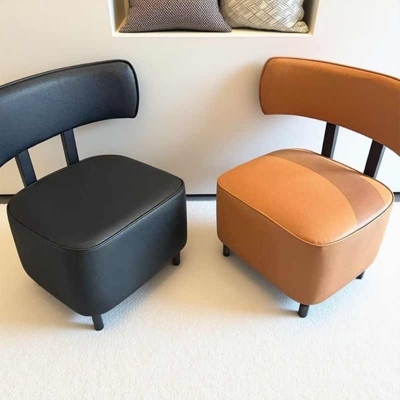 Light Luxury Nordic Style Stool, Home Shoe Changing Stool, Living Room Rotatable Silent Sofa Chair, Children's Toddler Stool