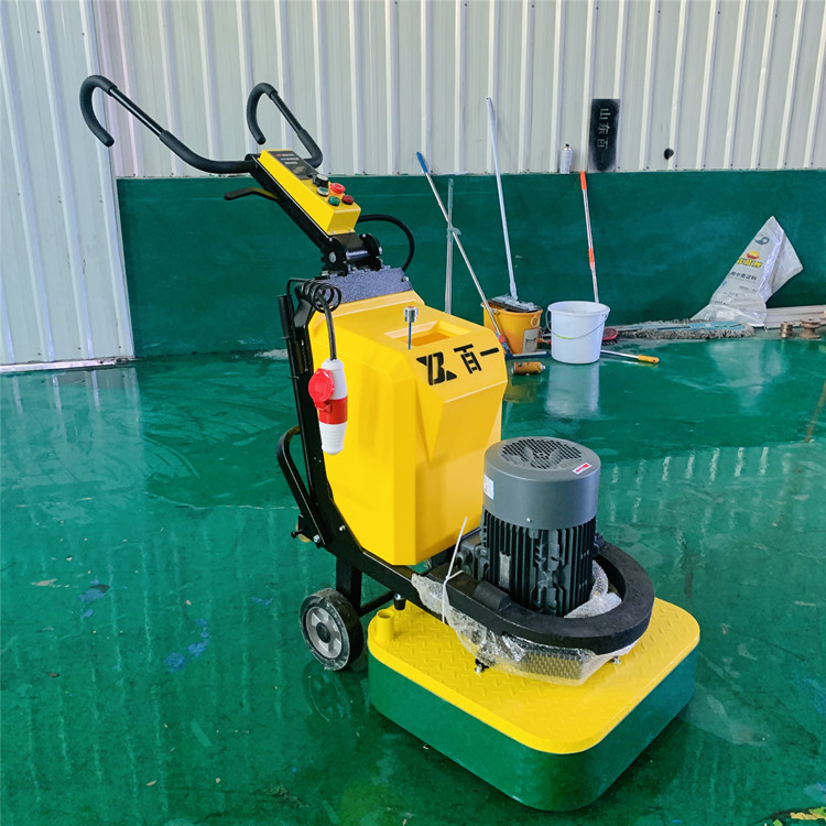 720十二头四盘打磨机 带吸尘四盘打磨机 固化地坪水磨石机