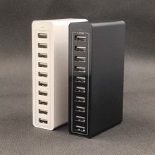 工厂直销100W手机10 USB多口充电器批发多功能多孔旅充快充适配器