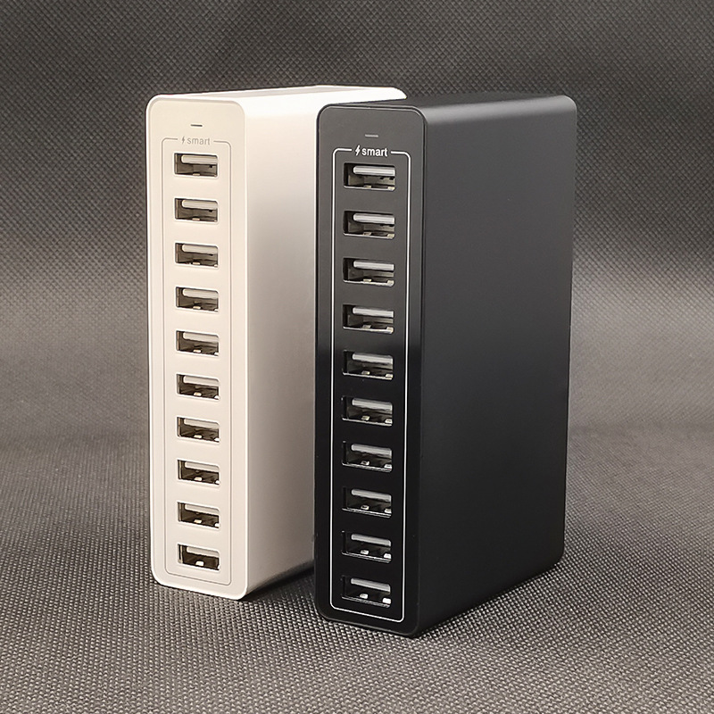 Werksverkauf 100W Handy 10 USB Multi-Port Ladegerät Großhandel multifunktionales Multi-Loch Reiseladegerät Fast-Charge-Adapter