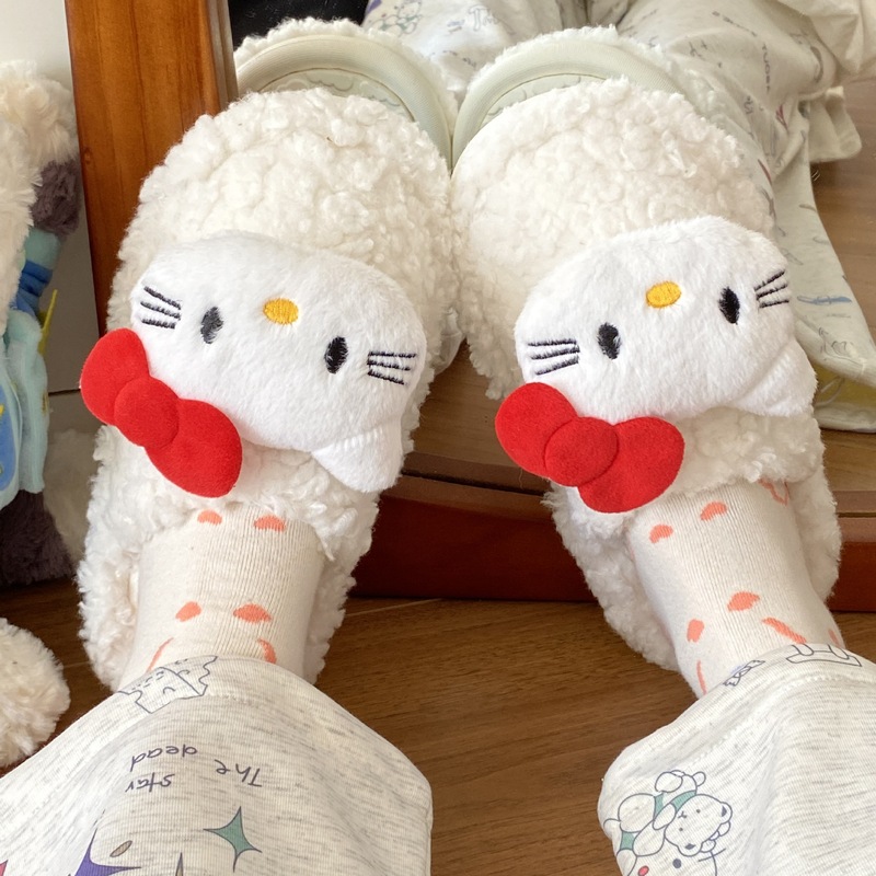毛绒棉拖保暖踩屎感冬季防滑居家用月子鞋学生宿舍加绒棉拖鞋女|undefined