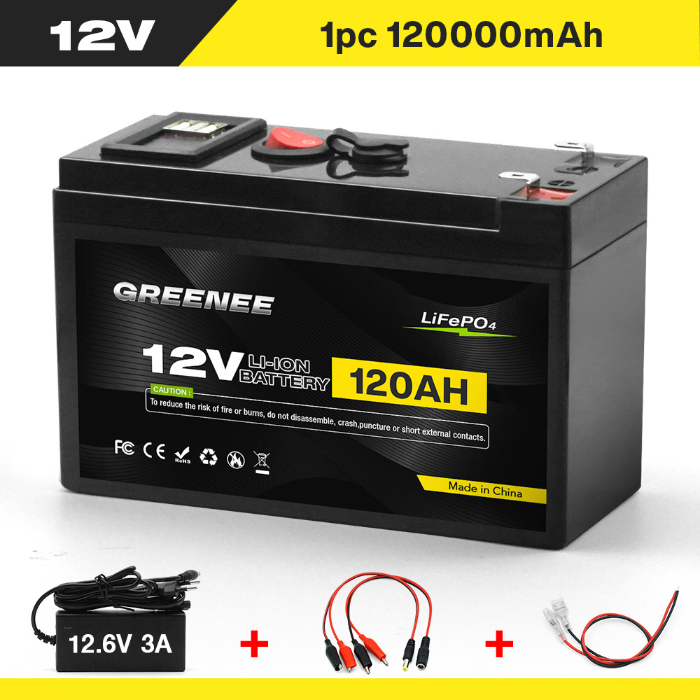 150000mAh célula de fosfato de hierro de litio 12V fuente de alimentación de almacenamiento de energía al aire libre estándar BMS carga segura