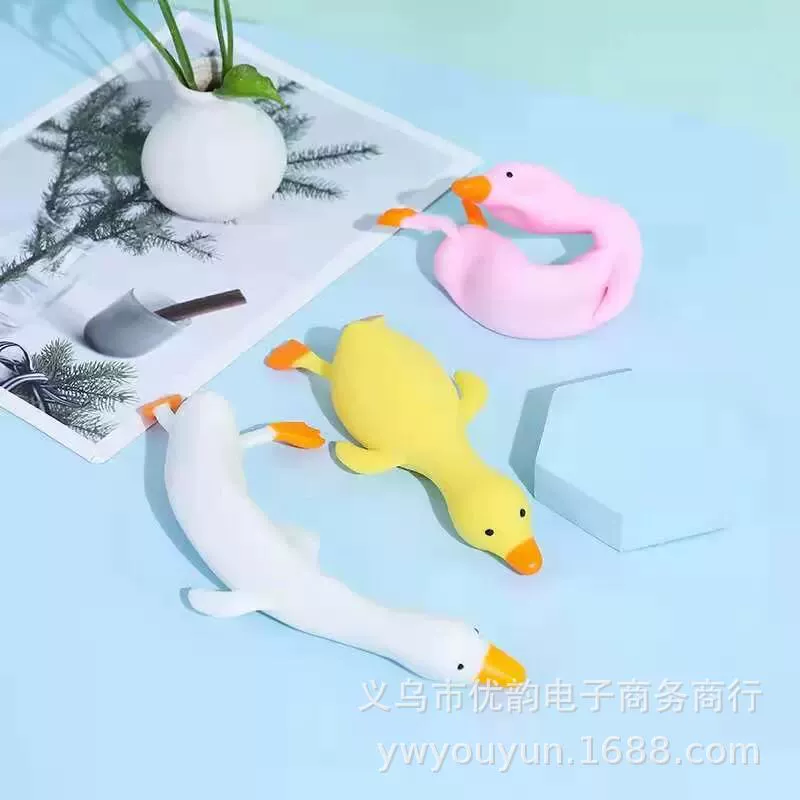 Игрушка, песок, слизь, антистресс, утка