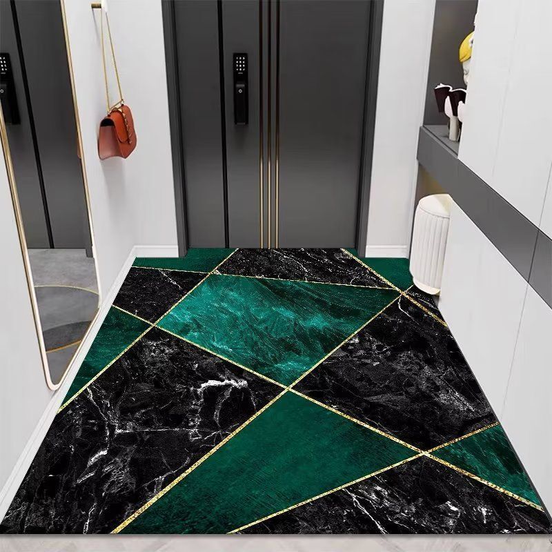 Entrance Door Mat, Stain-Resistant Doormat, High-End Entrance Carpet, Washable and Customizable