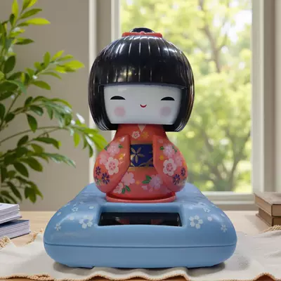 Car ornaments Japanese Geisha Taiwan Doll - 101011-pink-kimono-doll