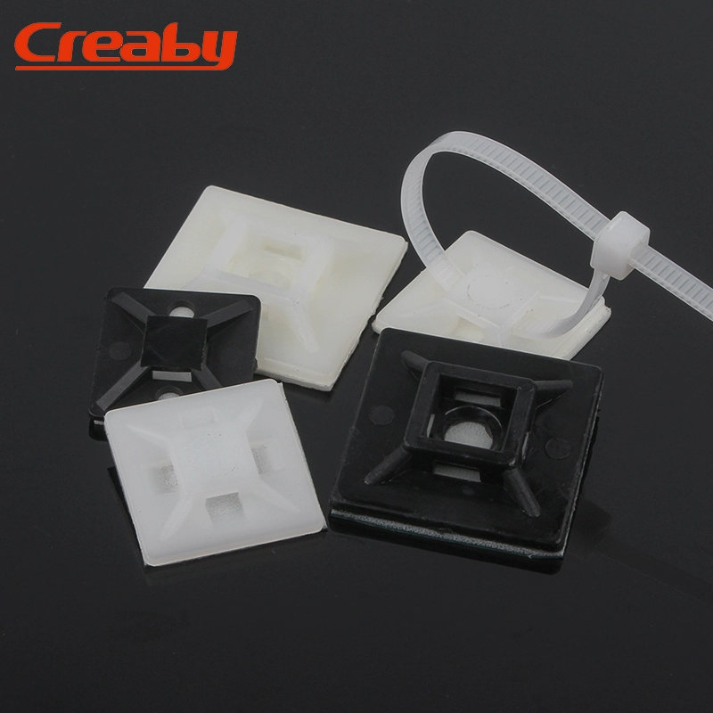 Клейкий держатель кабельной стяжки, органайзер для хранения кабелей без перфорации, шнур питания, провод и сетевой кабель, оптовый держатель кабельной стяжки