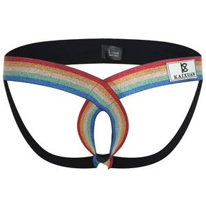 Sexy Mens Low Waist Briefs with Double Crotch and Butt Lifting, 95% Cotton