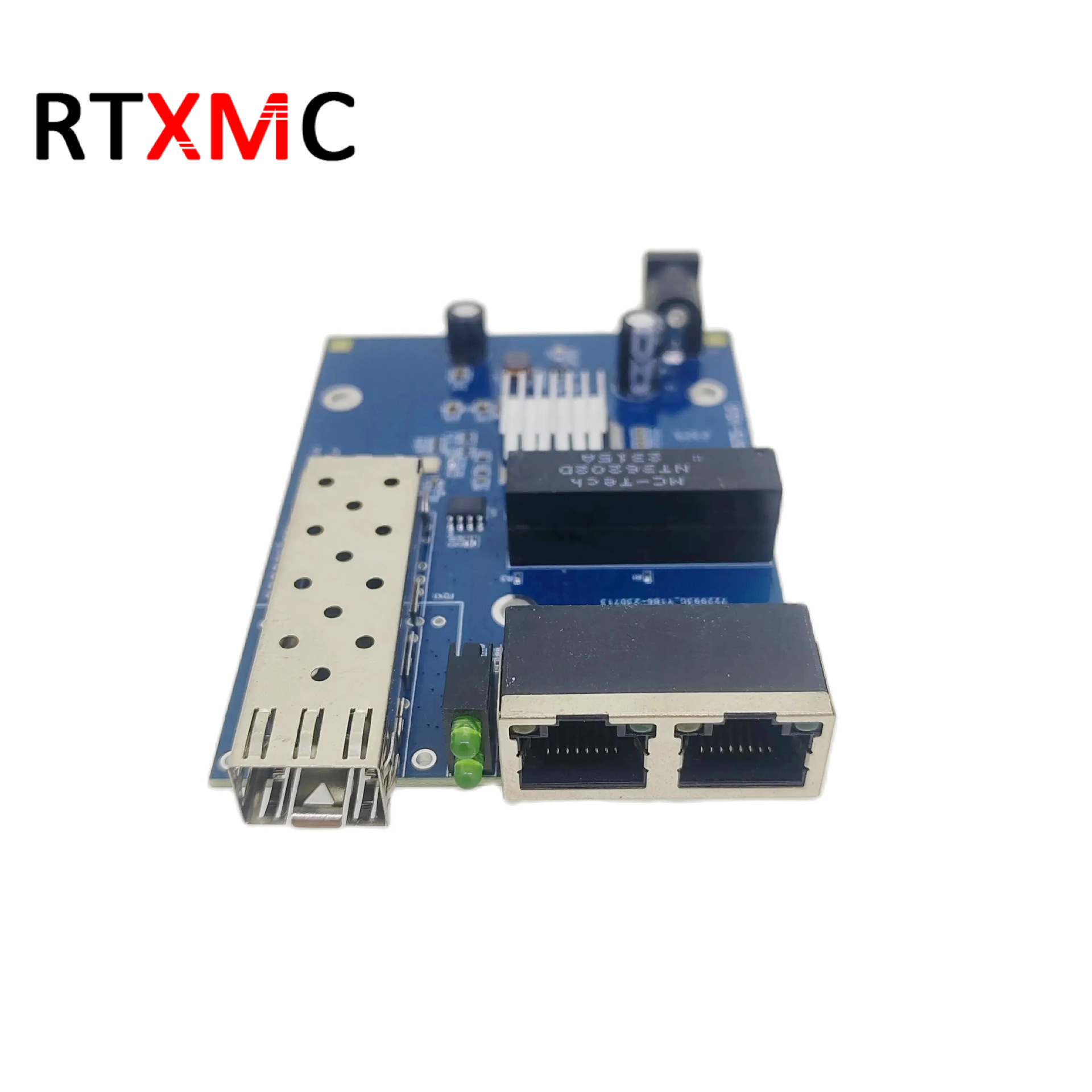 厂家批发千兆光纤收发器单模单纤光交换机1光2电转换器SFP板Pcba