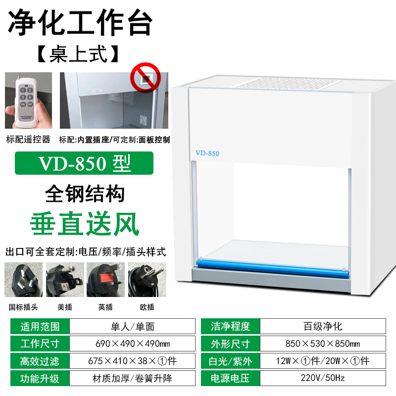 모든 강철 VD850 데스크탑 수직 바람
