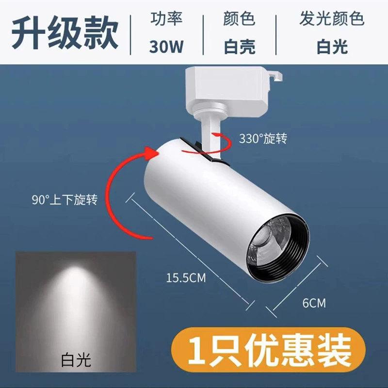 LED spot lighting, lights for commercial use railed