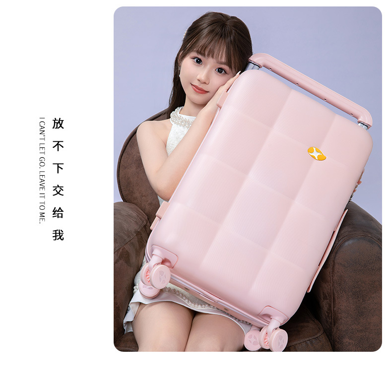 Vali kéo Mango Bird 20 inch chống rơi chống mài mòn, cổng sạc tiện lợi — Thanh kéo rộng có khóa kéo chống nước và cổng sạc hành lý màu hồng chi tiết 21