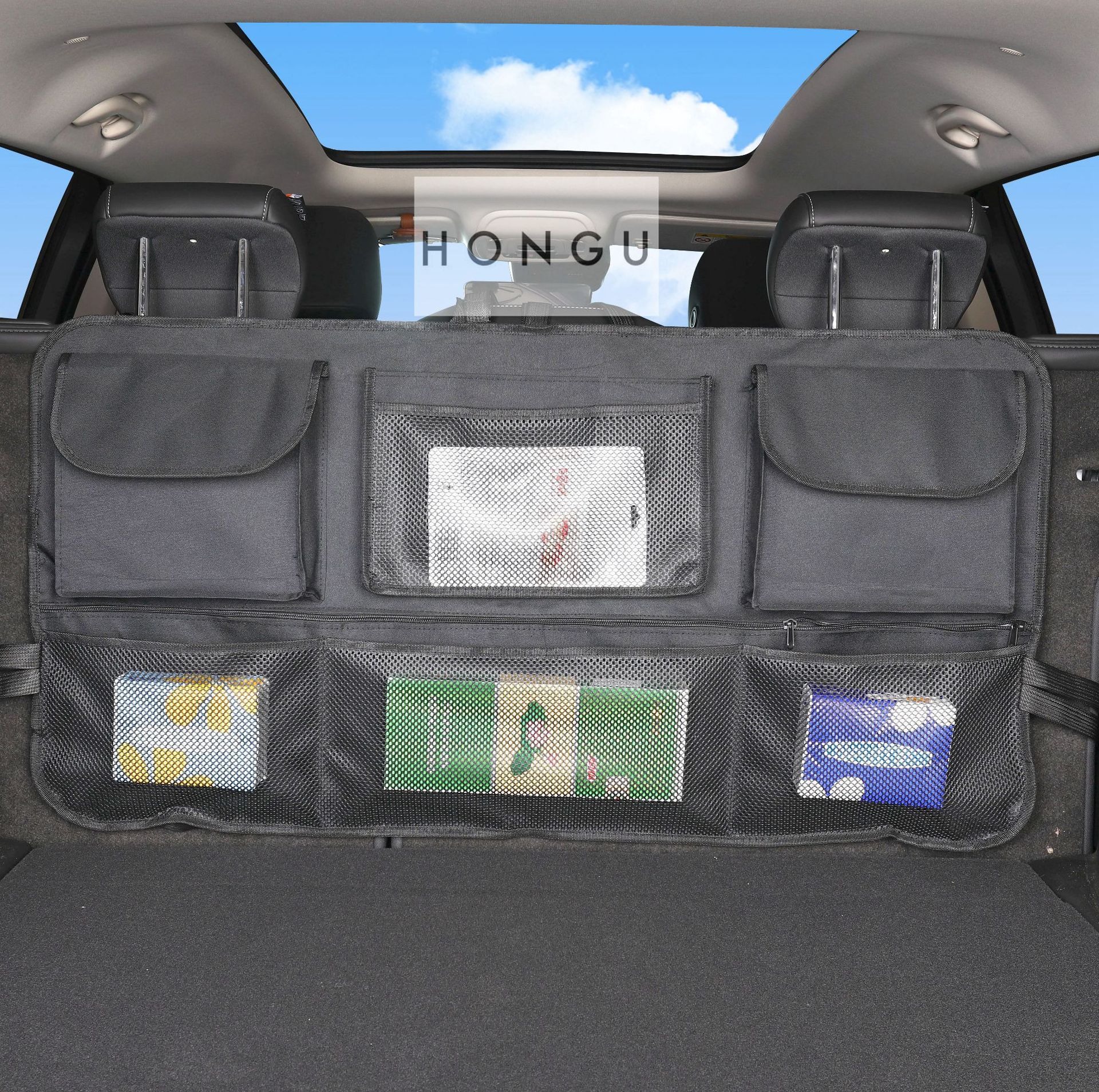 Car Trunk Storage Bag, Car Hanging Bag, Car Storage Bag, Large Capacity Hanging Bag, Oxford Cloth