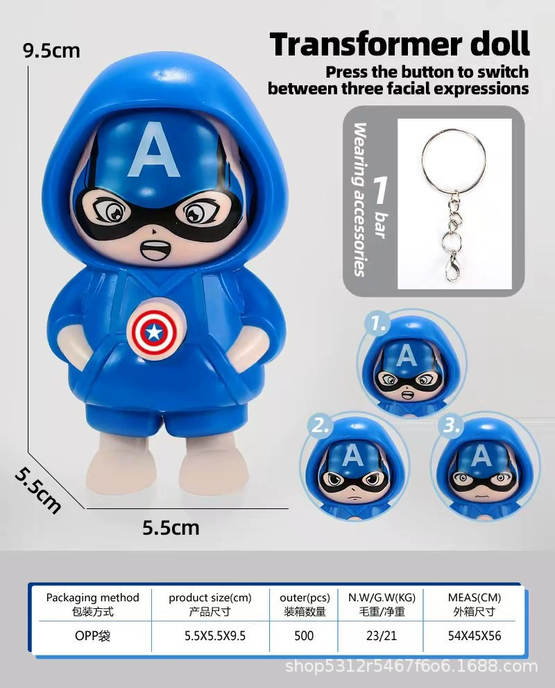 Коллекция изменения лица, модные игрушки, Labbu Crayon, Shin-chan, Stitch, изменение лица, игрушки для снятия напряжения, творческие украшения, милые куклы