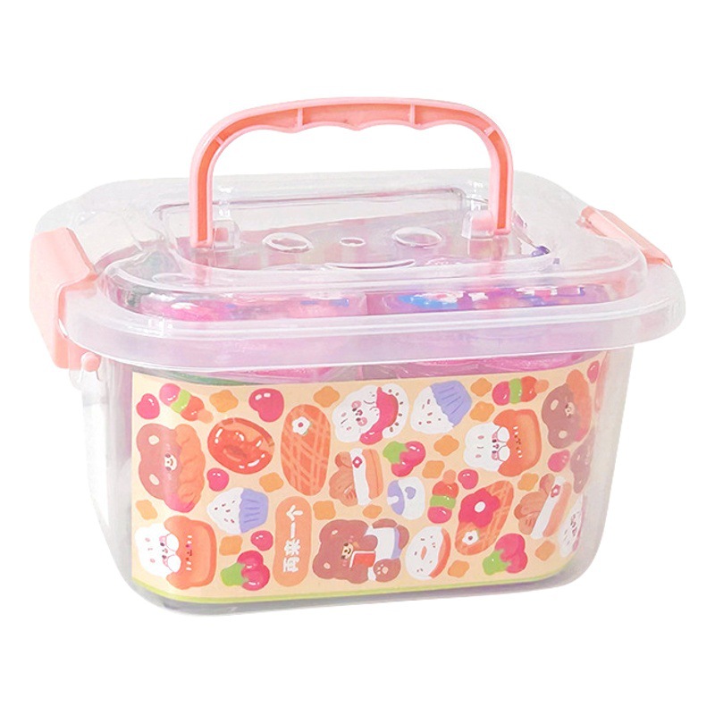 Pegamento crema Goka traje niños Goka pegatinas Goka placa conjunto completo material bricolaje Diario pegatinas arenas movedizas Goka ladrillo