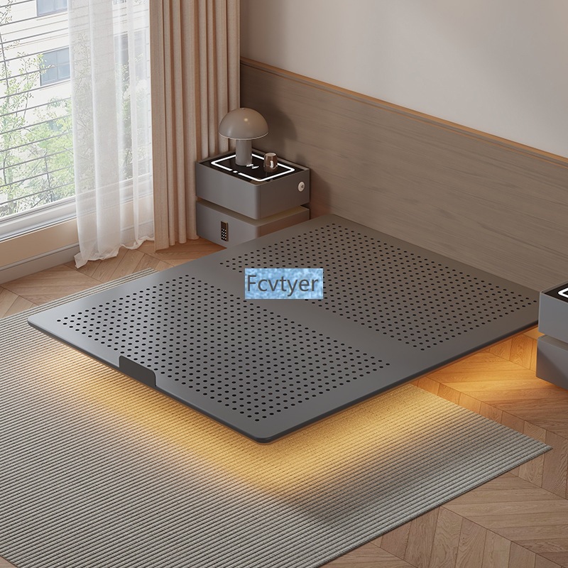 Langyu Jia Backrest 2025 Perforated Board Iron Frame Bed Headboard Bed Frame Without Bed Iron Art No Suspension New Model for Home Use Stainless